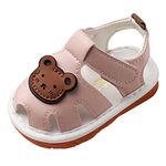 Baby Girls Sandals Girls Boys Squeaky Sandals Infant Summer Beach Shoes Outdoor Casual Slipper Rubber Sole Toddler First Walking Princess Sandals for Holiday