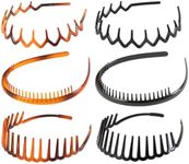 6pcs Headband Shark Headband Teeth Comb Hair Hoop Hair Band Hair Accessories for Women Lady Girls