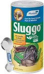 Monterey Sluggo Snail & Slug Killer Bundled with Measuring Spoon - OMRI Listed for Organic Gardening - Wildlife and Pet Friendly - 1 lb Shaker can