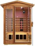 KUNSANA Outdoor Sauna 2 Person, Cer
