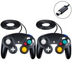 SogYupk Wired Controllers Classic Gamepad 2 Pack Joystick for Nintendo and Wii Console Game Remote