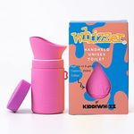 Pink Whizzer by Kiddiwhizz | Silicon Travel Potty & Toilet for Toddlers & Kids | Award-Winning Portable Solution for On-The-Go Potty Training | Unisex Holiday Essentials & Suitable for Up to 8-Yr-Old