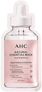 AHC Natural Essential Mask, Aqua Brightening, 5 pack