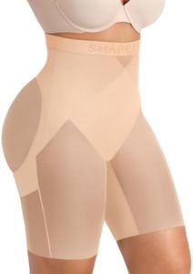 SHAPELLX Womens Shapewear Tummy Control Shorts, High Waisted Body Shaper