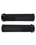 Peaty's Monarch Grips - Knurl Bike Grips, Ergonomic Handlebar Grip for Precision Control, Supportive Thumb Pad & Finger Bars, Durable BMX, Ebike & Mountain Bike Grip - Thick 32-34mm, Black