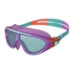 Speedo Junior Biofuse Rift Swimming Goggles, Swimming Mask, Anti-Fog, Easy Adjustment, Anti-Leak, Orchid/Soft Coral/Peppermint, One Size