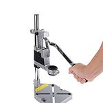 Drill Stand,Universal Hand Press Drill Holder Adjustable Drill Bench Press Stand Repair Tool Workbench Pillar Base Clamp for Shop Home Drilling,Height 400mm