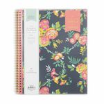 Blue Sky Day Designer for 2024-2025 Academic Year Weekly and Monthly Planner, 8.5" x 11", Flexible Cover, Wirebound, Peyton Navy (107924-A25)