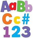 Carson Dellosa 219 Piece 4 Inch Bright & Colorful Bulletin Board Letters for Classroom, Alphabet Letters, Numbers, Punctuation & Symbols, Cut Out Letters for Bulletin Boards