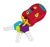 Battat – Toy Keys Set – 3 Keys & Remote with 4 Fun Sounds – Mini Flashlight – Toy Car Keys with Fob for Baby, Toddler – 10 Months + – Light & Sound Keys