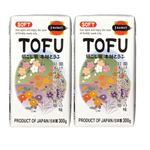 J-Basket Japanese Soft Tofu Silken Beancurd Satonoyuki for Stir Fry Salad Desserts 300g (Pack of 2)