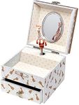 Trousselier - Sophie the Girage Musicale Musique S20164 Jewellery Box Cube 10.5 x 10.5 x 8.5 cm