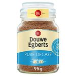 Douwe Egberts Pure Decaff Medium Roast Instant Coffee 95g (Pack of 6 Jars, Total 570g)