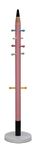 Cortesi Home Tickle Me Pink Pencil Kids Coat Rack Tree with Marble Base