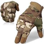 WTACTFUL Flexible Breathable Touch Screen Full Finger Gloves for Motorcycle Cycling Motorbike Riding Driving Racing Climbing Camping Hiking Hunting Work Size Small CP Camo