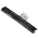 36Pcs 14G J Bend Bike Steel Spokes Wheel Spokes for MTB Bicycle 289mm