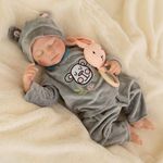 Thorugod Reborn Baby Dolls - 18 Inch Real Life Baby Dolls Anatomically Correct Sleeping Boy Doll Vinyl Full Body, Delicate Gift for Kids Age 3+