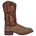 Dan Post Men's Stanley Square Toe Cowboy Boots Western, Brown, 9.5 UK