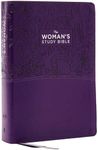 Kjv, the Woman's Study Bible, Purple Leathersoft, Red Letter, Full-Color Edition, Comfort Print: Receiving God's Truth for Balance, Hope, and Transformation