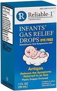 Reliable-1 Laboratories Infants Gas Relief Drops (1 FL OZ) Relieves Gas Symptoms - Antigas Liquid with Dropper (1 Pack)