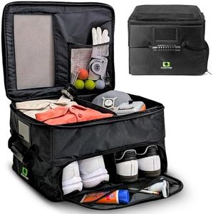 Course Cargo Golf Trunk Organizer - Storage for Golf Shoes, Balls, Clothes, and Accessories in Your Car or SUV - Waterproof, Durable, and Portable - The Perfect Golf Gift for Men and Women