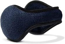 180s Degrees Women's Winter Ear Warmers | Behind-the-Head Adjustable & Foldable Earmuffs (Navy)