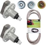 Spindle Assembly for John Dee re L107 L108 L118 L130 Lawn Mower, Be lt GX20072 GY20570, Idler Pulley John Dee re GY20067 GY20110 GX20367, Spindle GY20050 GY20785