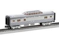 Lionel Santa Fe Add-On Vista Dome Car, Silver, Gray, Tan, Black, O Gauge