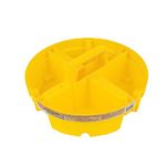 Bucket Boss - Bucket Stacker Small Parts Organizer, Bucket Organization (15051), Yellow