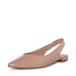 Madden Girl Women's Deviin Ballet Flat, Nude Patent, 5.5