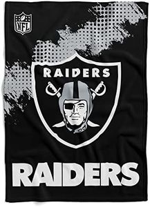 Las Vegas Raiders NFL Flannel Blanket Cuddly Fleece Blanket Quilt Velour Blanket Throw Corner 150 x 200 cm