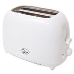 Quest 34270 2 Slice Toaster | Variable Browning Control | Anti-Jam Function | Crumb Tray | Cord Storage | White