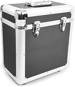 Vinyl Record Storage Carrying Case for 80 LPs Turntable Albums