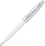 Sheaffer 100 White/Chrome Ballpoint