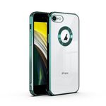 V-TAN Electroplated Logo View | Slim Shockproof | Soft TPU | Anti-Yellow Back Case Cover Compatible with iPhone 6 (Green)