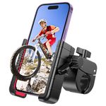 Bike Phone Mount Holder, Motorcycle Phone Holder [Camera Friendly] Quick Install Anti-fall Bicycle Phone Holder 360° Rotate for Mountain/Scooter/Dirt Bike, iPhone & Android Smartphones, 4.5-7.0 inches