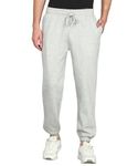 Alan Jones Clothing Fleece Jogger Track Pant For Men's Winterwear (Melange_X Large, Regular)