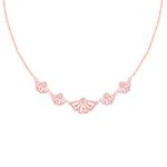 GIVA 925 Silver Bhumi Rose Gold Crowning Eyebright Necklace| Pendant to Gift Women & Girls | With Certificate of Authenticity and 925 Stamp | 6 Months Warranty*