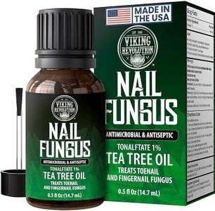 Viking Revolution Toenail Fungus Treatment Extra Strength with 1% Tolnaftate OTC - Nail Fungus Treatment for Toenail Tea Tree Oil Fungus Nail Treatment - Athletes Foot Toe Fungus Treatment Oregano Oil