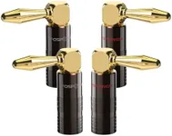 FosPower Right Angle Banana Plugs (