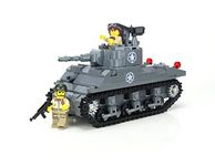 Collectible Battle Brick Deluxe M4 Sherman Tank World War 2 Hand Sorted Custom Set