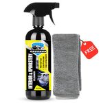 Groommm™ Interior and Upholstery Cleaner 500ml for Car with MicroFiber Cloth|Car Seat Cleaner| Leather Conditioner|Car Roof Cleaner| Sofe & Carpet Cleaner| Suitable for Leather, Vinyl, Plastic, Fabric