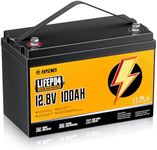 Rvpozwer 12V 100Ah LiFePO4 Battery,