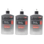 Lubriderm Men's 3-in-1 Body, Face & Post-Shave Lotion, Light Fragrance 16 oz (Pack of 3)