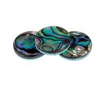 Trumpet Finger Buttons, 3Pcs Abalone Shell Finger Key Buttons Set Accessory for Trumpet Player