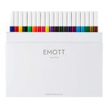 Emott Fineliner Pen Set #1, 40-Colors, Assorted