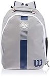 Wilson Youth Tennis Team Backpack, Roland Garros Design, For up to 2 Rackets, Polyester, Grey