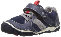 Stride Rite Boys' SRT Wes Casual Sneaker, Navy, 4 M US Toddler