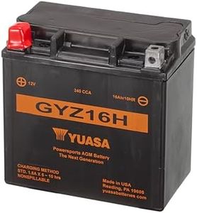 Yuasa YUAM716GH GYZ16H Factory Activated GYZ H Series AGM Battery