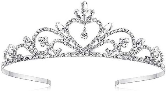 Lovelyshop Princess Rhinestone Wedding Tiara -Silver